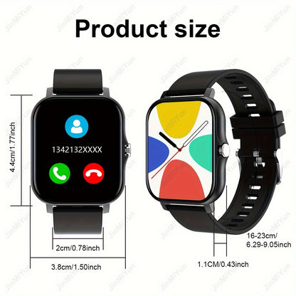 HOT 1.83 Inch Full Screen Touch Sports Smartwatch For Men And Women Sports Outdoor Smartwatch, With Functions Such As Wireless Call/message Reminder/custom Watch Face Wallpaper/multiple Sports Modes, Message Reminder Multi-fu